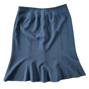 Jones New York Collection Mermaid Skirt Women 14 Black Professional Office Siren